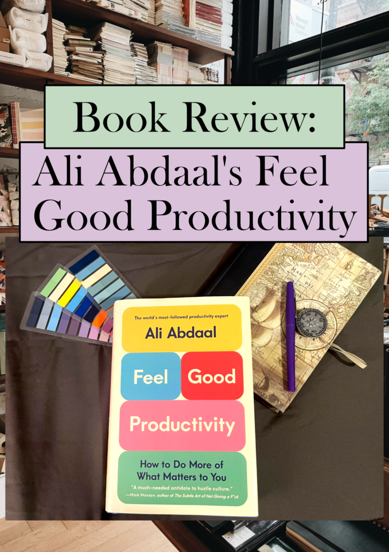 Book Review of Ali Abdaals Feel Good Productivity